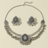 Indian Jhumka Earrings Necklaces Jewelry Sets for Women