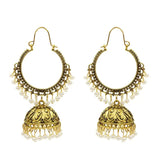 Vintage Indian Jhumka Tassel Earrings Ethnic Drop Hanging Earring