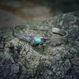 Indian Carved Turquoise Bracelet Set for Men and Women
