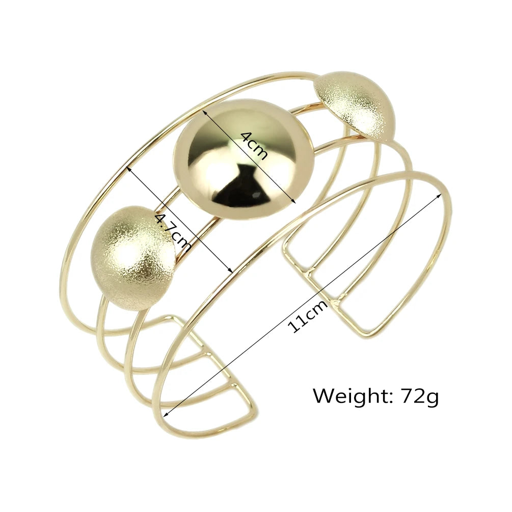 Indian Metal Torques Choker Necklaces For Women Statement Jewelry 