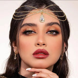Indian Rhinestone Multi-layer Head Chain