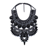 Indian Crystal Rhinestone Choker Necklace