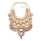 Indian Crystal Rhinestone Choker Necklace