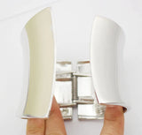 Indian Style Cuff Bangles Asymmetric Polished Wide Alloy Bangle 1PCS