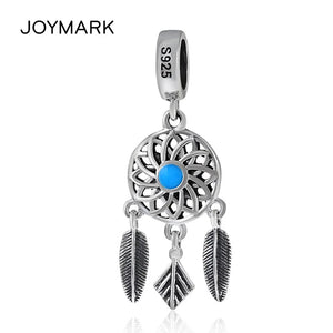 Indian Tablita S925 Sterling Silver Dangle Charm Beads SAPB3167