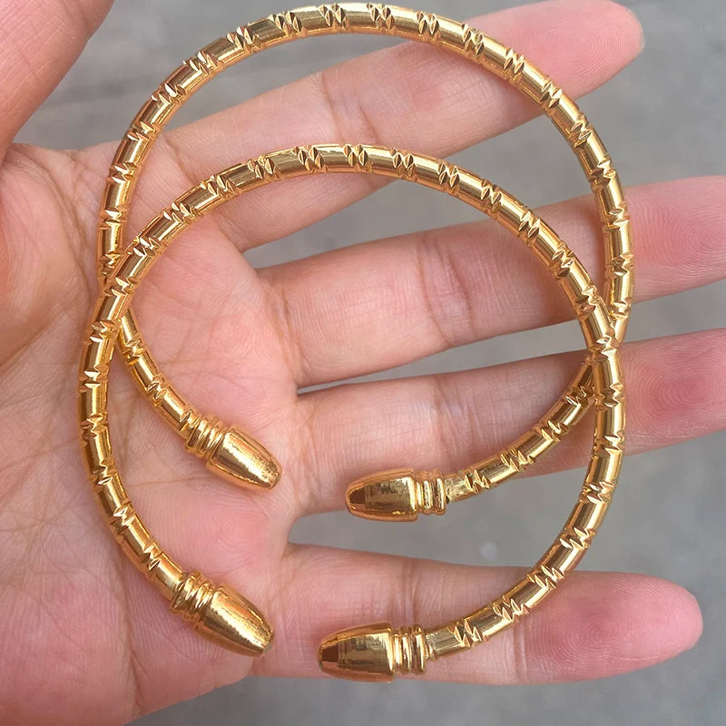 4MM 62MM Ball Africa Jewelry African Bangle&Bracelet Ethiopian Dubai Bangles
