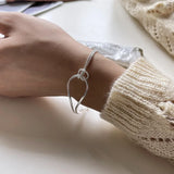 925 Silver Geometry Tie Bracelet for Women
