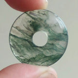 Natural Aquatic Agate Pendant Sweater Chain Jewelry Gift
