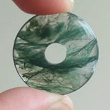 Natural Aquatic Agate Pendant Sweater Chain Jewelry Gift