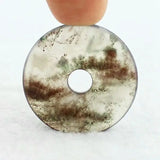 Natural Aquatic Agate Pendant Sweater Chain Jewelry Gift