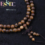 Indonesian Huaqi Phoebe Buddhist 108 Beads Prayer Bracelet Wood Hand String