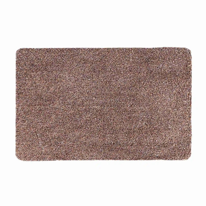 Indoor Absorbs Doormat Non Slip Backing Entrance Rug, Brown