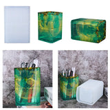 Industrial Style Pen Holder Silicone Epoxy Resin Mold Storage Box Jewelry Tools