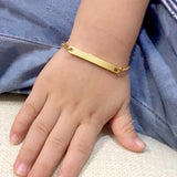 Baby Baptism Bracelets Stainless Steel Kids Jewelry