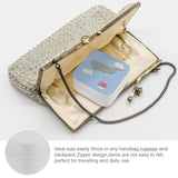 Jewelry Storage Box Mini Leather Double Layer Organizer