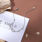 Infinity Bracelet with Cubic Zirconia Women Chain Bracelet