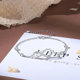 Infinity Bracelet with Cubic Zirconia Women Chain Bracelet