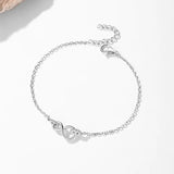 Infinity Bracelets For Women 925 Beauty Jewelry Number 8 Minimalist Chain
