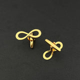 Infinity Cufflinks Stainless Steel Men Shirts Cuff Jewelry