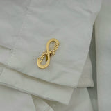 Infinity Cufflinks for Mens Women Stainless Steel Love Faith Romance