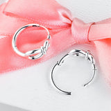Infinity Knot Hoop Earrings Mother's Earrings Sterling Silver Jewelry