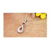 Infinity Love Ash Memorial Keepsake Stainless Steel Urn Pendant Necklace