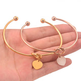Infinity Love Knot Heart Cuff Bangle Bracelet Gift