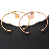 Infinity Love Knot Heart Cuff Bangle Bracelet Gift