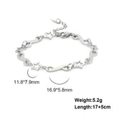 Infinity Star Chain Bracelet Stainless Steel Charm for Anniversary Party