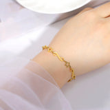 Infinity Star Chain Bracelet Stainless Steel Charm for Anniversary Party