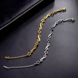 Infinity Star Chain Bracelet Stainless Steel Charm for Anniversary Party