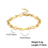 Infinity Star Chain Bracelet Stainless Steel Charm for Anniversary Party