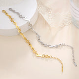 Infinity Star Chain Bracelet Stainless Steel Charm for Anniversary Party