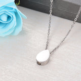 Infinity Tear Drop Ashes Memorial Jewelry for Urns