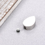 Infinity Tear Drop Ashes Memorial Jewelry for Urns
