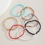 Colorful Seed Bead Bracelet Set for Women