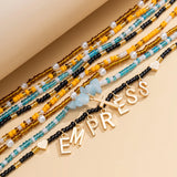 Boho Multilayer Rainbow Seed Beads Pearl Belly Waist Chains