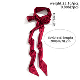 Wine Red Satin Rose Flower Choker Necklace