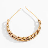 Kpop Rhinestone Crystal Hairbands Link Chain Headband Hair Hoops Holder