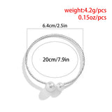 Rhinestone Bangle Bracelet for Women Wedding Party Jewelry Gift