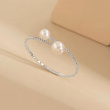 Rhinestone Bangle Bracelet for Women Wedding Party Jewelry Gift