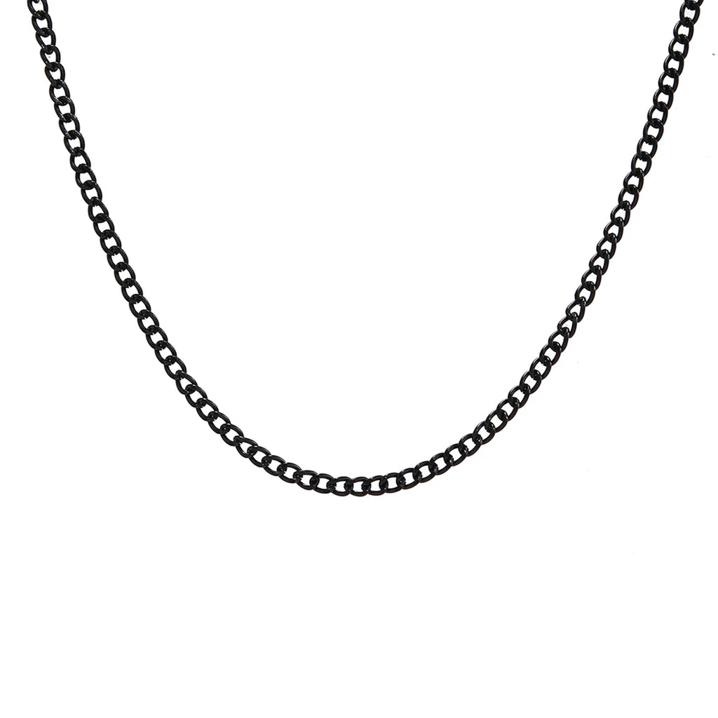 Multicolor Cuban Link Chain Choker Necklace for Punk Party