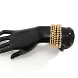 Layered Exaggerated CCB Beaded Bracelet Punk Vintage Jewelry Gift