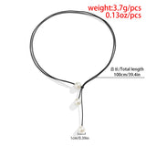 Punk Leather Cord Necklace for Women Gothic Three Pearl Pendant
