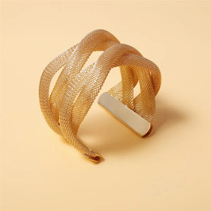 Punk Cross Cuff Bracelets for Women