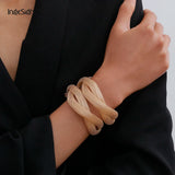 Punk Cross Cuff Bracelets for Women