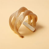 Punk Cross Cuff Bracelets for Women
