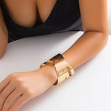 Punk Metal Cross Adjustable Bracelet Bangle for Women