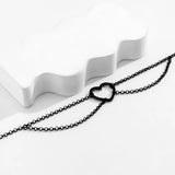 Sexy Goth Heart Choker Necklace Halloween Punk Rock Clavicle Chain