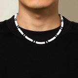 Soft Clay Beads Choker Necklace Minimalist Collar